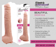 BEAUTIFUL DICK 10.6 CONSOLADOR REALISTA PEGABLE SEXSHOP PTE PIEDRA